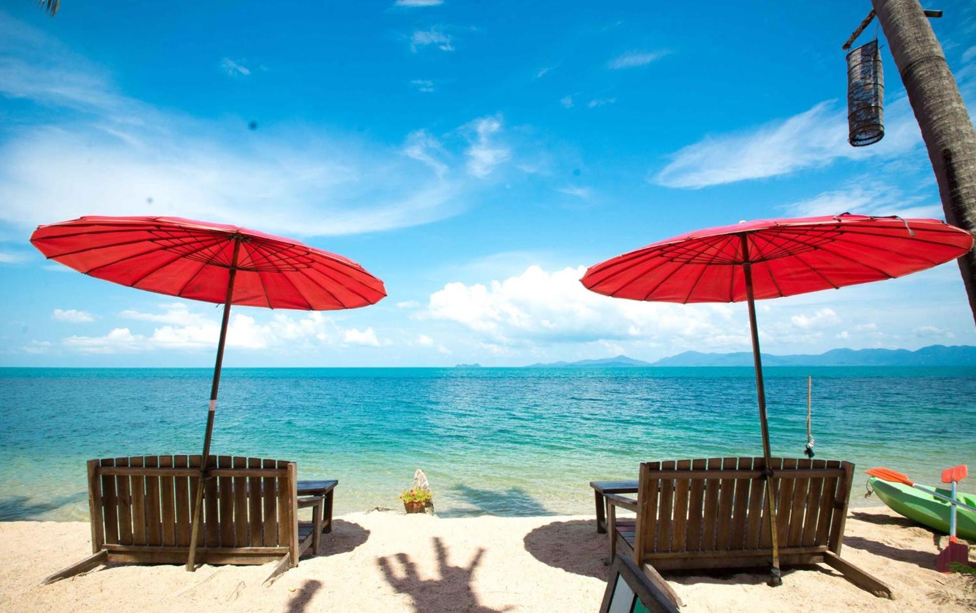 A Little Bungalows By Beach Amphoe Koksamui Esterno foto