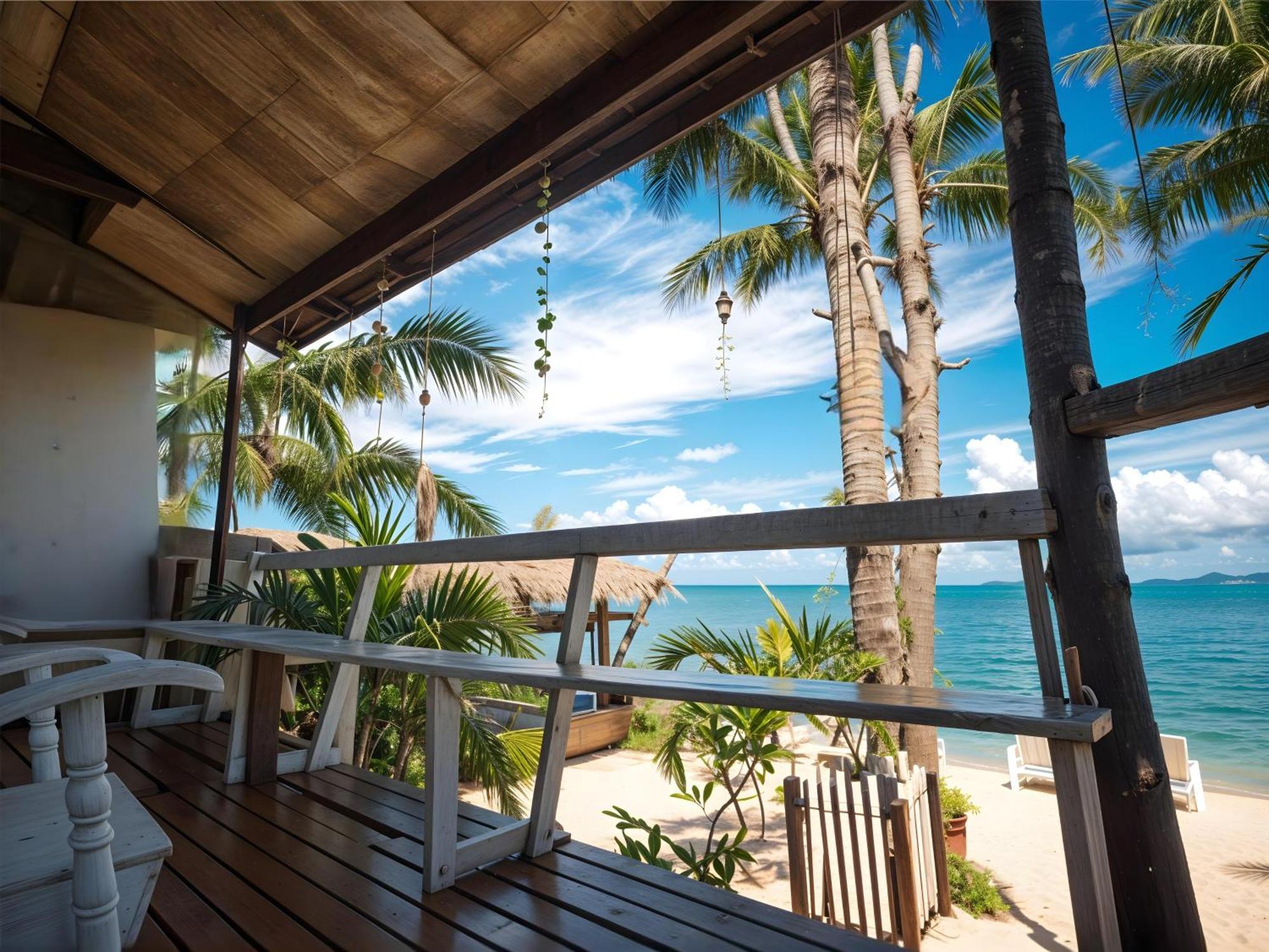 A Little Bungalows By Beach Amphoe Koksamui Esterno foto